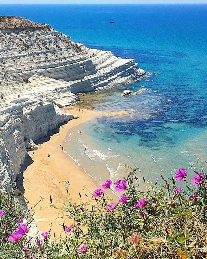 Anemone Della Scala Dei Turchi Apartment Realmonte Bagian luar foto